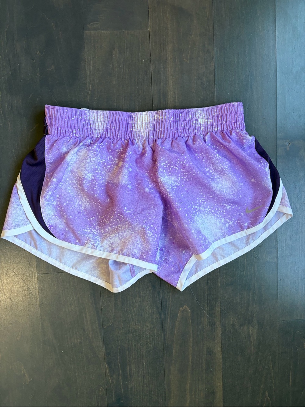 Nike Girls Purple Dri-FIT Athletic Shorts Size Large
